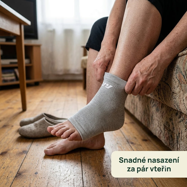 ZpátkyNaNohy™ – Bambusový návlek na patu a chodidlo