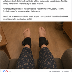 ZpátkyNaNohy® Vyhřívaný návlek na kotník s vibrační masáží | Úleva od bolesti za 10 minut